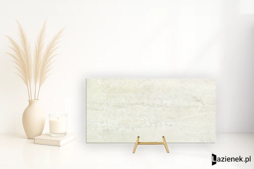 Przejdź do produktu Saime Kaleido Bianco półpolerowana 45x90 cm gr. 9 mm - płytka rektyfikowana / 8657245