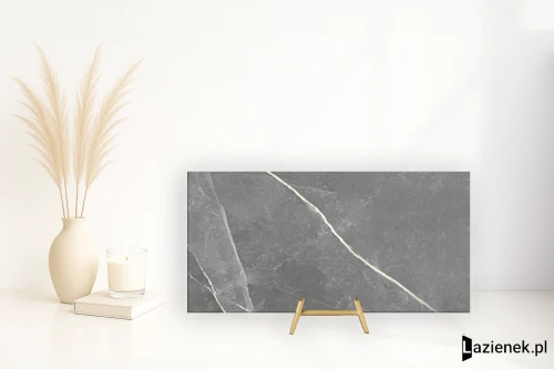 Przejdź do produktu Saime Royal Grey błyszcząca 30x60 cm gr. 9 mm - płytka rektyfikowana / 8600296