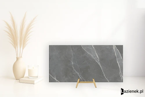 Przejdź do produktu Saime Royal Grey błyszcząca 60x120 cm gr. 9 mm - płytka rektyfikowana / 8600297