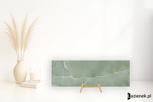 Przejdź do produktu Saime Shine Acquamarina błyszcząca 30x90 cm gr. 6 mm - płytka rektyfikowana / T624109