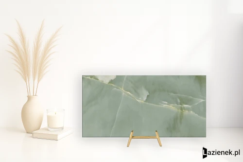 Przejdź do produktu Saime Shine Acquamarina błyszcząca 45x90 cm gr. 6 mm - płytka rektyfikowana / T624107