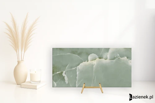 Przejdź do produktu Saime Shine Acquamarina naturalna 45x90 cm gr. 6 mm - płytka rektyfikowana / T624007