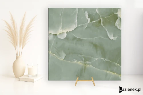 Przejdź do produktu Saime Shine Acquamarina naturalna 60x60 cm gr. 9 mm - płytka rektyfikowana / 8660006