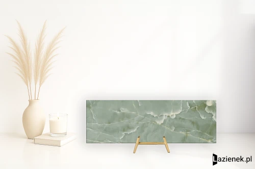 Przejdź do produktu Saime Shine Acquamarina naturalna 90x270 cm gr. 6 mm - płytka rektyfikowana / T624006