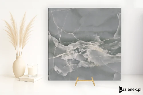 Przejdź do produktu Saime Shine Azzurro błyszcząca 60x60 cm gr. 9 mm - płytka rektyfikowana / 8660116