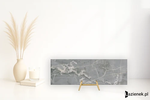 Przejdź do produktu Saime Shine Azzurro błyszcząca 90x270 cm gr. 6 mm - płytka rektyfikowana / T624116