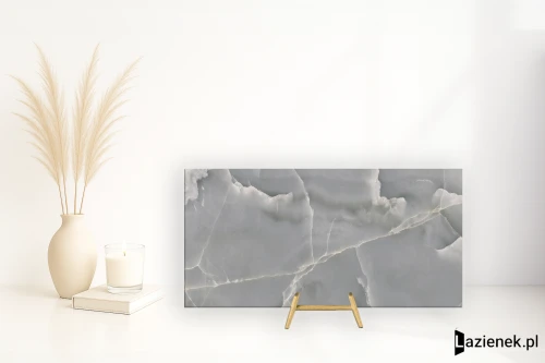 Przejdź do produktu Saime Shine Azzurro naturalna 45x90 cm gr. 6 mm - płytka rektyfikowana / T624017