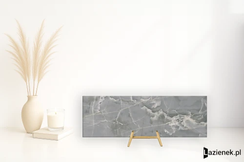 Przejdź do produktu Saime Shine Azzurro naturalna 90x270 cm gr. 6 mm - płytka rektyfikowana / T624016