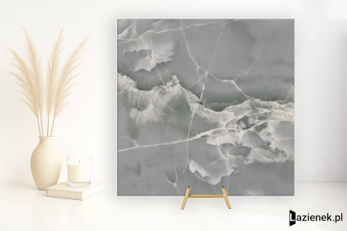 Przejdź do produktu Saime Shine Azzurro naturalna 90x90 cm gr. 6 mm - płytka rektyfikowana / T624018