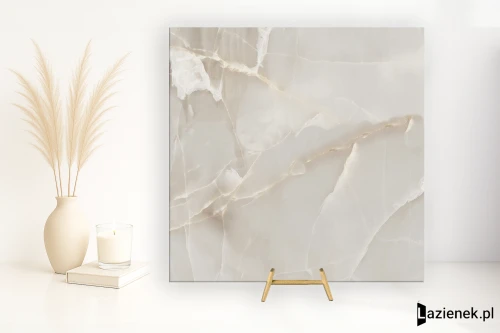 Przejdź do produktu Saime Shine Bianco błyszcząca 120x120 cm gr. 9 mm - płytka rektyfikowana / T680015