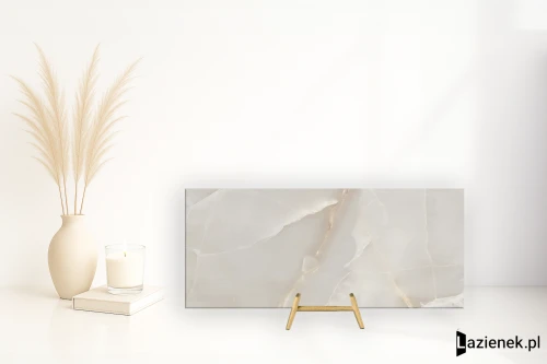 Przejdź do produktu Saime Shine Bianco błyszcząca 120x278 cm gr. 6 mm - płytka rektyfikowana / T600074