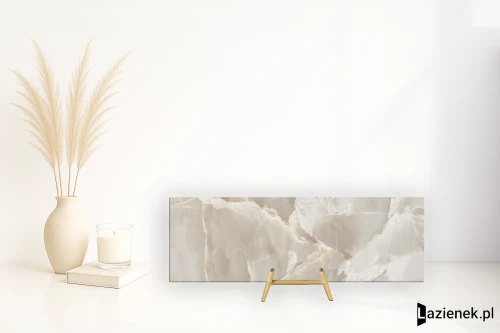 Przejdź do produktu Saime Shine Bianco błyszcząca 30x90 cm gr. 6 mm - płytka rektyfikowana / T624129
