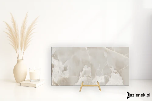 Przejdź do produktu Saime Shine Bianco błyszcząca 45x90 cm gr. 6 mm - płytka rektyfikowana / T624127