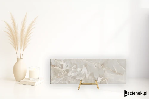 Przejdź do produktu Saime Shine Bianco błyszcząca 90x270 cm gr. 6 mm - płytka rektyfikowana / T624126