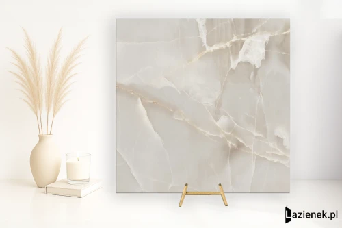 Przejdź do produktu Saime Shine Bianco błyszcząca 90x90 cm gr. 6 mm - płytka rektyfikowana / T624128