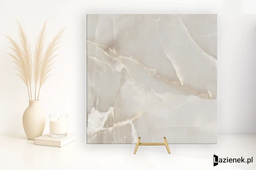 Przejdź do produktu Saime Shine Bianco naturalna 60x60 cm gr. 9 mm - płytka rektyfikowana / 8660036