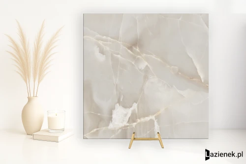 Przejdź do produktu Saime Shine Bianco gładka 120x120 cm gr. 9 mm - płytka nierektyfikowana / T680235