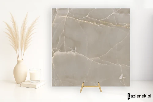 Przejdź do produktu Saime Shine Crema błyszcząca 90x90 cm gr. 6 mm - płytka rektyfikowana / T624138