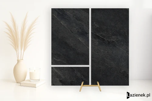Przejdź do produktu Saime Titano Antracite naturalna 60x120 cm gr. 9 mm - płytka nierektyfikowana / 8661011