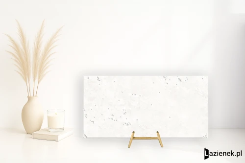 Przejdź do produktu Saime Travertino Crosscut Bianco naturalna 60x120 cm gr. 9 mm - płytka rektyfikowana / T680125