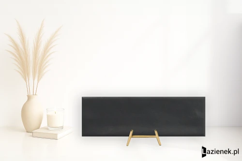 Przejdź do produktu Harmony Glint Black matowa 4.8x14.6 cm gr. 8 mm - płytka nierektyfikowana / 37829