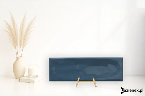 Przejdź do produktu Harmony Glint Blue błyszcząca 4.8x14.6 cm gr. 8 mm - płytka nierektyfikowana / 37822