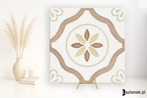 Przejdź do produktu Harmony Llevant Clay Petals warstwowa techniczna 22.3x22.3 cm gr. 9 mm - płytka nierektyfikowana / 40462