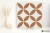 Harmony Mayari Clay Petals warstwowa techniczna 22.3x22.3 - płytka nierektyfikowana - płytka dekoracyjna