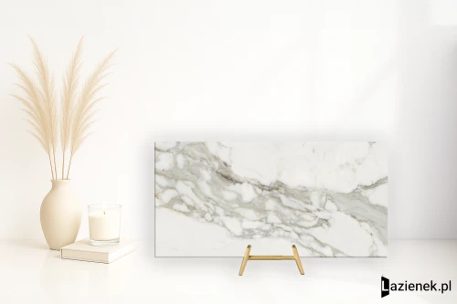 Przejdź do produktu Cotto D'este Allure Calacatta błyszcząca 60x120 cm gr. 7 mm - płytka rektyfikowana / EKXAR15