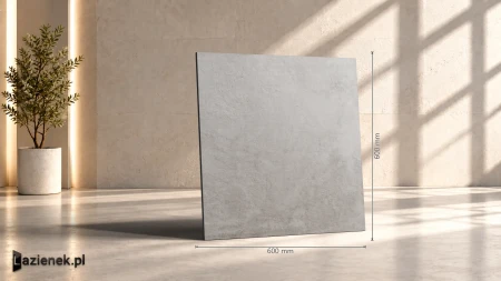 Ragno Boom Acciaio 60x60 - płytka imitująca beton