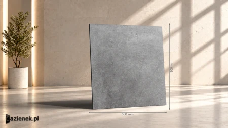 Ragno Boom Piombo 60x60 - płytka imitująca beton