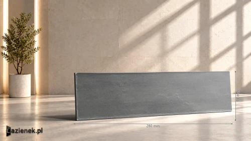 Przejdź do produktu Ragno Calce Antracite matowa 7x28 cm gr. 9 mm - płytka nierektyfikowana / R02U