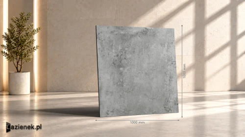 Przejdź do produktu Ragno Clayton Smoke strukturalna 100x100 cm gr. 9 mm - płytka rektyfikowana / RANA