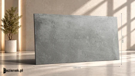 Ragno Clayton Smoke strukturalna 60x120 - płytka imitująca kamień