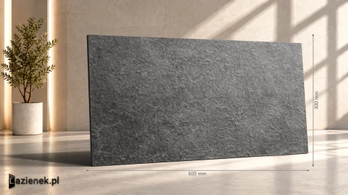 Przejdź do produktu Ragno Creek Antracite strukturalna 30x60 cm gr. 9 mm - płytka rektyfikowana / R4NM