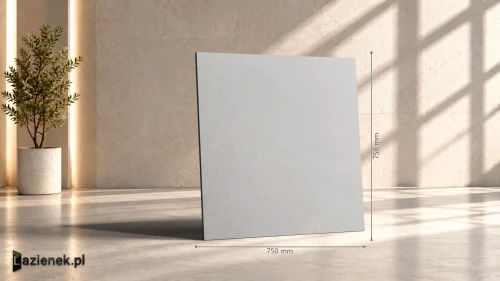 Przejdź do produktu Ragno Creek Bianco matowa 75x75 cm gr. 10 mm - płytka rektyfikowana / R9EQ
