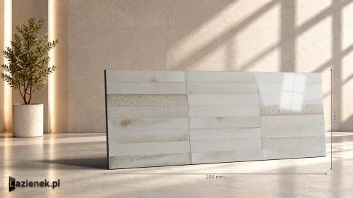 Przejdź do produktu Ragno Gleeze Beige błyszcząca 7.5x20 cm gr. 10 mm - płytka nierektyfikowana / R8GZ
