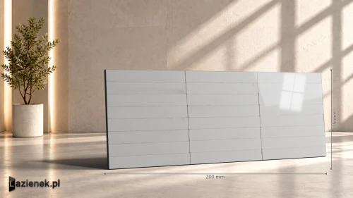 Przejdź do produktu Ragno Gleeze Bianco błyszcząca 7.5x20 cm gr. 10 mm - płytka nierektyfikowana / R8GY