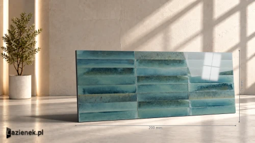 Przejdź do produktu Ragno Gleeze Turchese błyszcząca 7.5x20 cm gr. 10 mm - płytka nierektyfikowana / R8HA