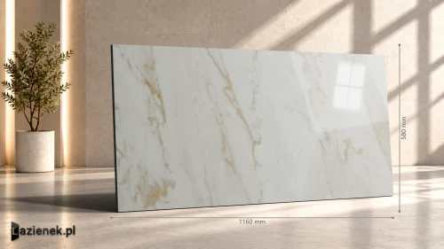 Przejdź do produktu Ragno Imperiale Avorio błyszcząca 58x116 cm gr. 10 mm - płytka rektyfikowana / R72J