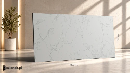 Przejdź do produktu Ragno Imperiale Bianco matowa 60x120 cm gr. 10 mm - płytka rektyfikowana / R72P
