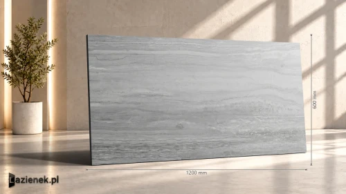 Przejdź do produktu Ragno Imperiale Travertino Grigio matowa 60x120 cm gr. 10 mm - płytka rektyfikowana / R72T