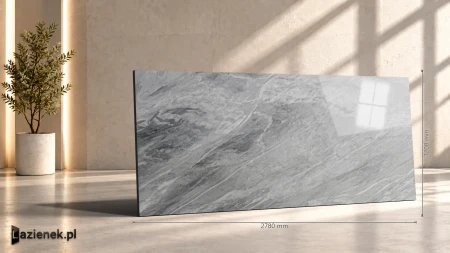 Ragno Incanto Bardiglio błyszcząca 120x278 - płytka imitująca marmur