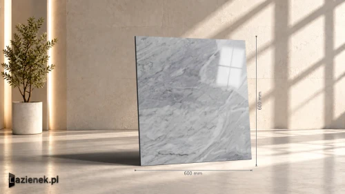 Przejdź do produktu Ragno Incanto Bardiglio błyszcząca 60x60 cm gr. 10 mm - płytka rektyfikowana / R90L