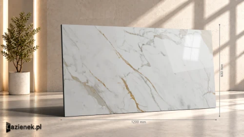 Przejdź do produktu Ragno Incanto Calacatta Michelangelo błyszcząca 60x120 cm gr. 6 mm - płytka rektyfikowana / R8RW
