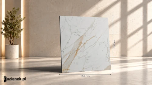 Przejdź do produktu Ragno Incanto Calacatta Michelangelo matowa 120x120 cm gr. 6 mm - płytka rektyfikowana / R8PJ