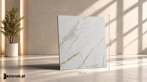 Przejdź do produktu Ragno Incanto Calacatta Michelangelo matowa 60x60 cm gr. 10 mm - płytka rektyfikowana / R8ZL