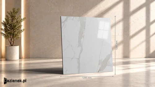 Przejdź do produktu Ragno Incanto Calacatta Nobile błyszcząca 120x120 cm gr. 6 mm - płytka rektyfikowana / R8NP