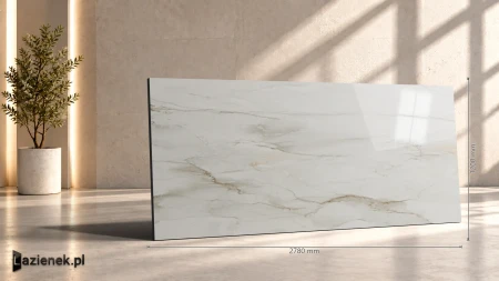Ragno Incanto Cremo Delicato błyszcząca 120x278 - płytka imitująca marmur