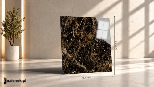 Przejdź do produktu Ragno Incanto Emperador błyszcząca 120x120 cm gr. 6 mm - płytka rektyfikowana / R8SW